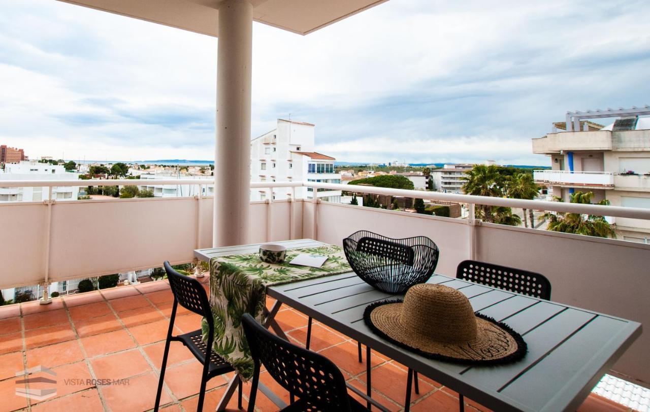Vista Roses Mar - Apartamento Con Piscina II Kültér fotó