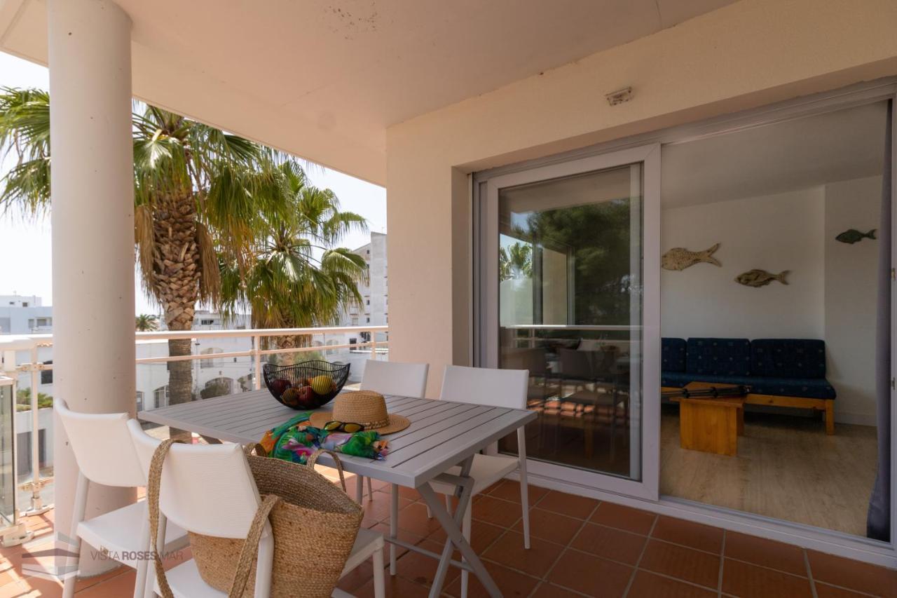 Vista Roses Mar - Apartamento Con Piscina II Kültér fotó
