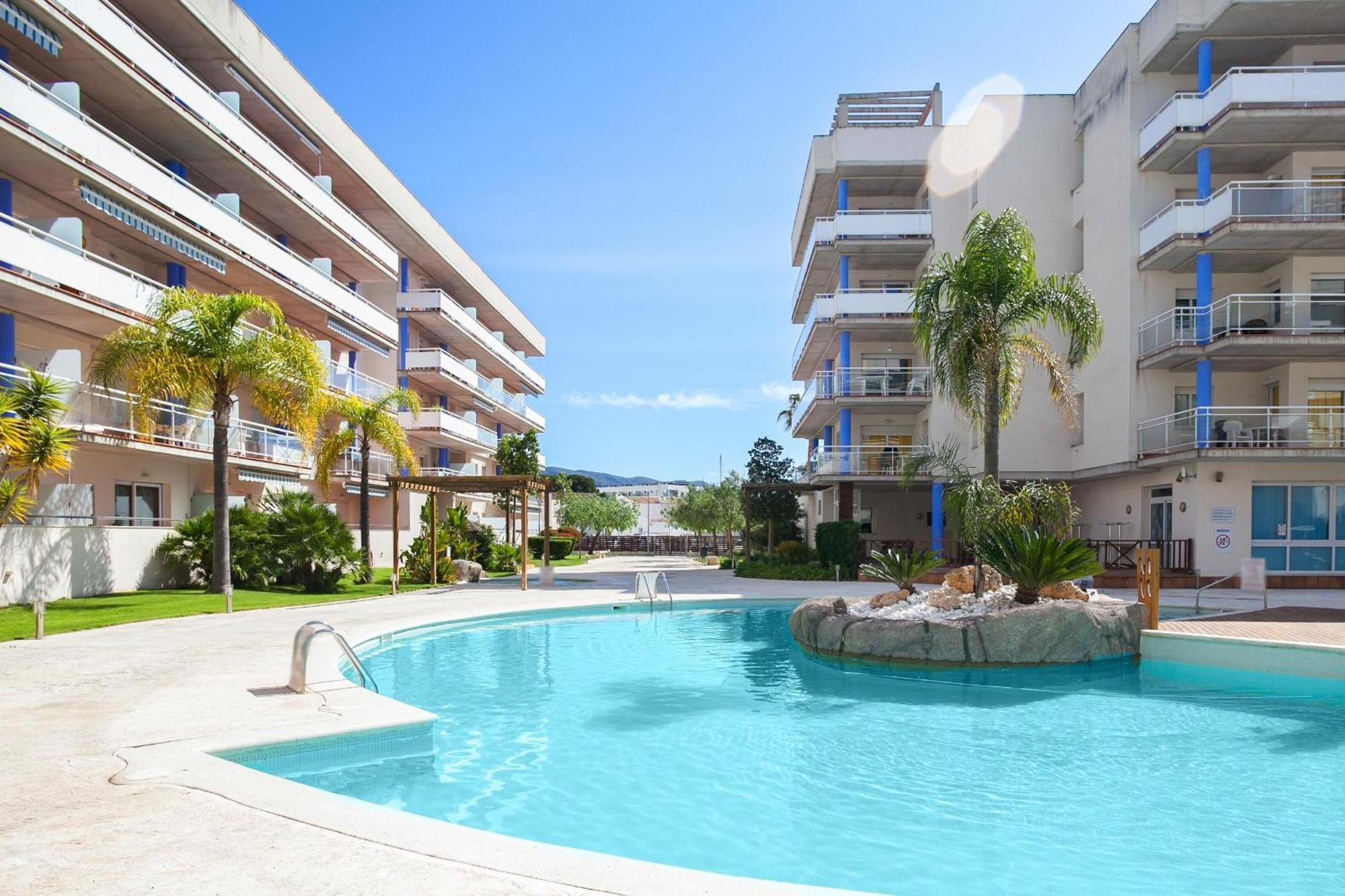 Vista Roses Mar - Apartamento Con Piscina II Kültér fotó