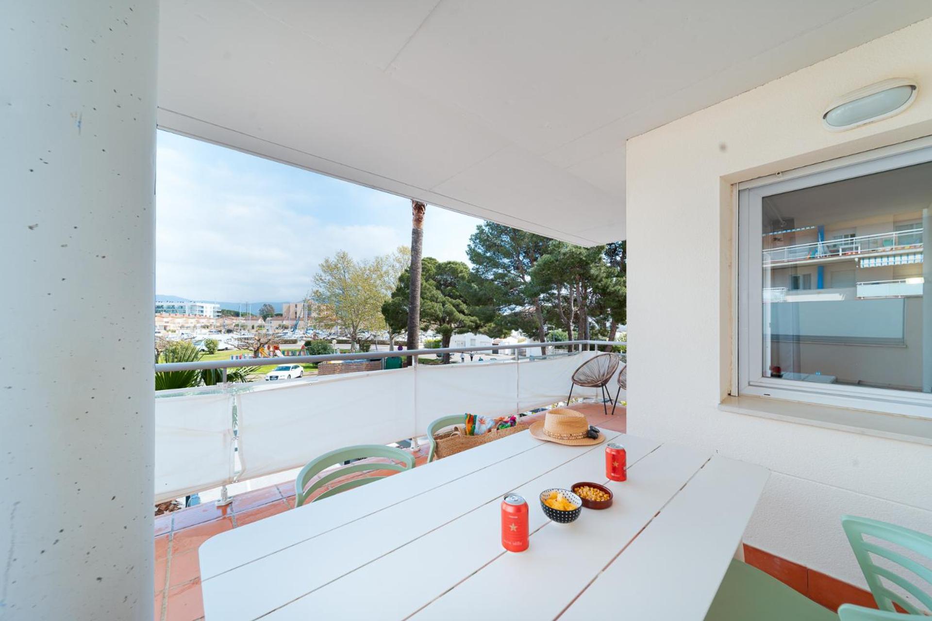 Vista Roses Mar - Apartamento Con Piscina II Kültér fotó